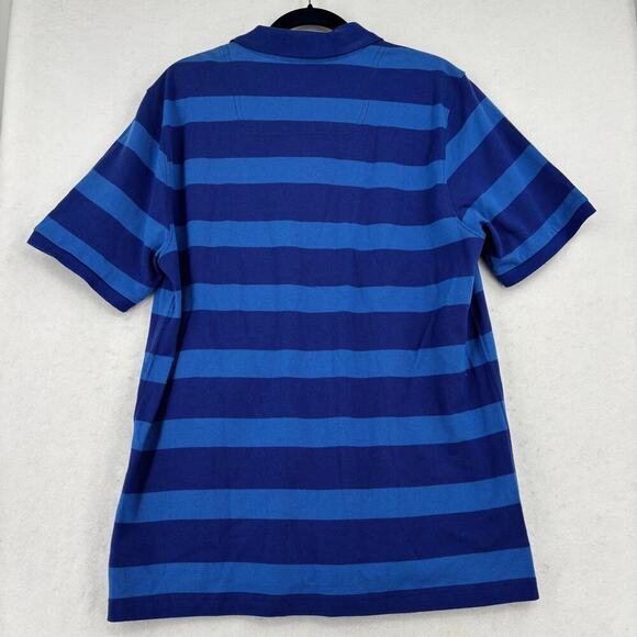 Joules Filbert Polo Shirt Mens Size US L Blue Stripe Cotton Classic Fit UK XL - Picture 7 of 15